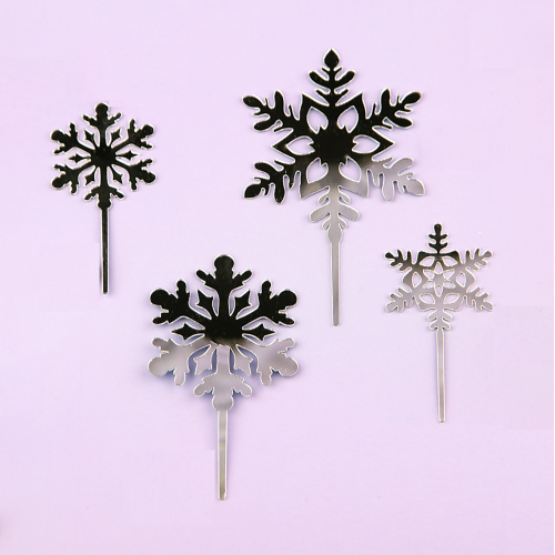 Набор топперов "Снежинки" (4 шт) по лучшей цене