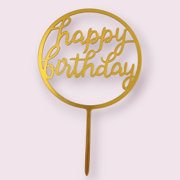 Топпер "Happy birthday"