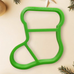 Форма для вырезки теста «Рождественский носок», 9,5 × 8,5 см