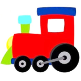 Вырубка "ПАРОВОЗ", (10х8 см)