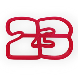 Вырубка "Цифра 23", 10 см