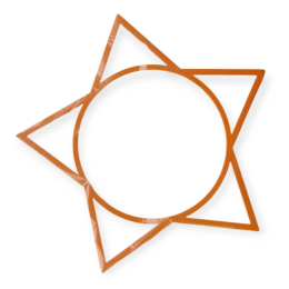 Вырубка  "Звезда для торта", 21 х 21 см