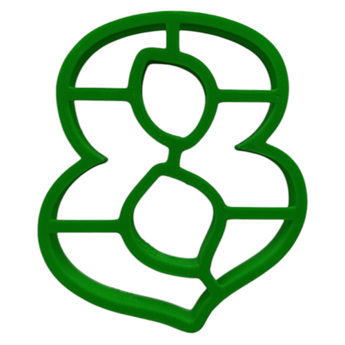 Вырубка Восьмёрка фигурная 10х8 см для кондитеров - идеальная форма для создания уникальных десертов