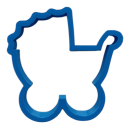 Форма для вырезания печенья "Детская коляска", 9 см 