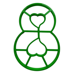 Вырубка для торта "Восемь" (21х14 см)