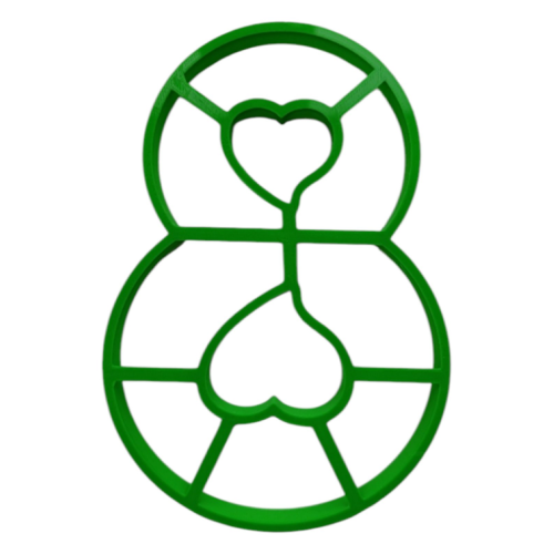 Вырубка для торта Восемь 21х14 см - идеальный инструмент для кондитеров