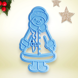 Форма для вырезки теста «Снегурочка», 10 × 5,5 см