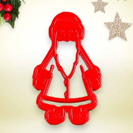 Форма для вырезки теста «Дед Мороз», 10 × 5,5 см