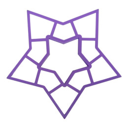 Вырубка для торта "Звезда" (21х21 см)