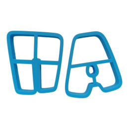 Вырубка буквы "ПА", 7 см