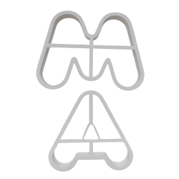 Набор пластиковых вырубок "МА", 6 см