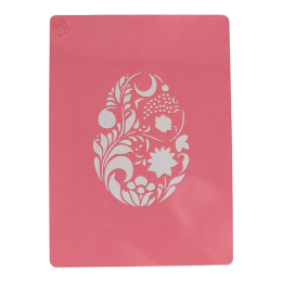 Трафарет "Узор цветочный на яйце"