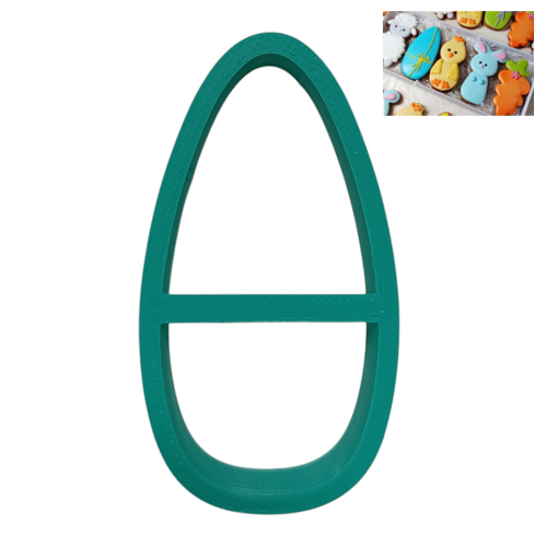 Вырубка для кондитеров "Набор пасхальный" 8 см из биоразлагаемого пластика для теста и мастики