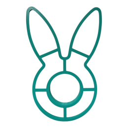 Вырубка "Ушки для торта", 21 х 13 см