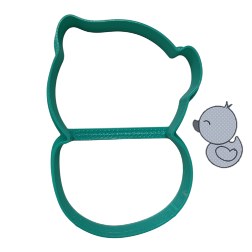 Вырубка "Утенок" для кондитеров (размер 9х7,5 см) – идеальный инструмент для создания уникальных десертов