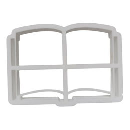 Вырубка «Книга», 10 х 6,5 см