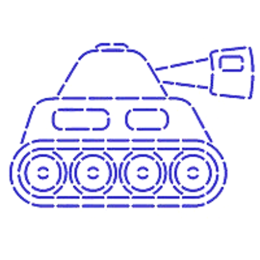 Вырубка "Танк", 10 см