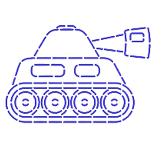 Вырубка "Танк", 10 см по лучшей цене