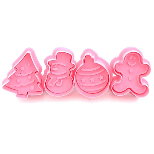 Набор плунжеров Новый Год для кондитеров – идеальный инструмент для украшения тортов и десертов