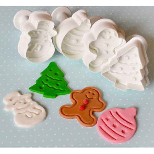 Набор плунжеров Новый Год для кондитеров – идеальный инструмент для украшения тортов и десертов