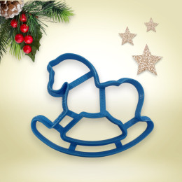 Вырубка пластиковая "Лошадка", 9 см