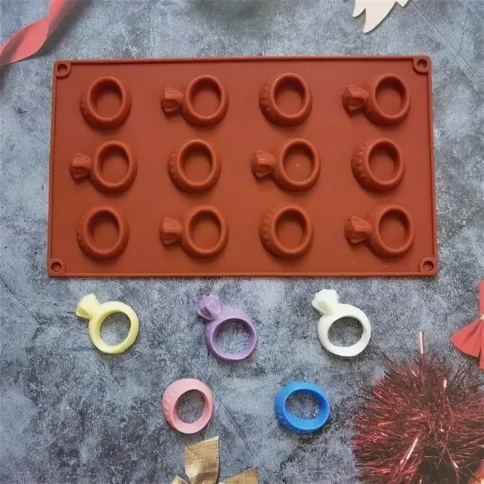 Форма силиконовая  «Колечки»