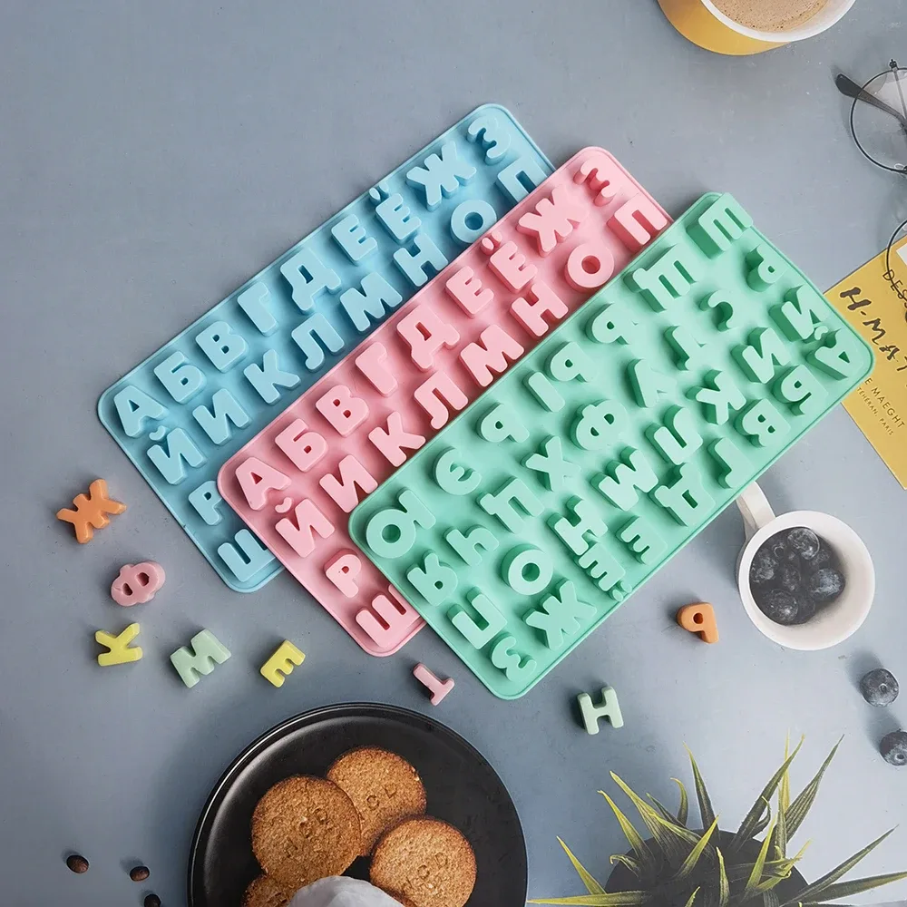Форма силиконовая для шоколада "Алфавит"