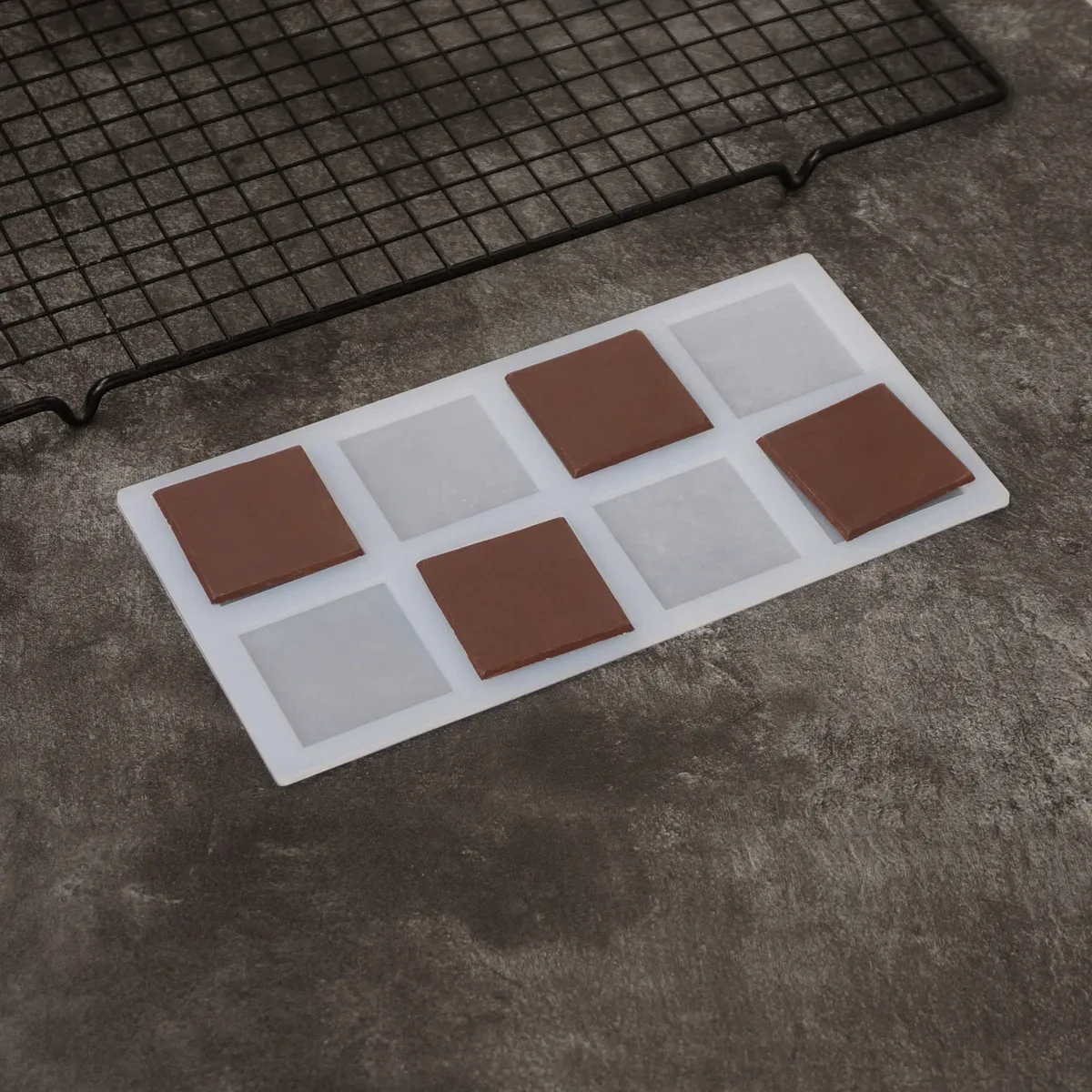 Силиконовый мат для шоколада "Квадраты"